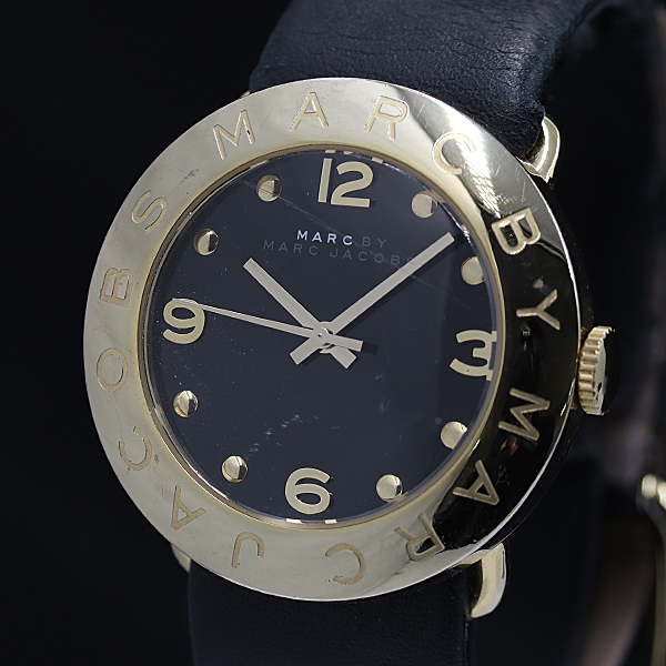 マークバイマークジェイコブス MBM1154 ラウンド QZ ブラック文字盤 レディース腕時計 TKD 2000000 NSK拍卖