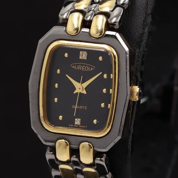 稼働 オレオール QZ 1PD ブラック文字盤 SW-362L レディース腕時計 KMR 2000000 NSK拍卖