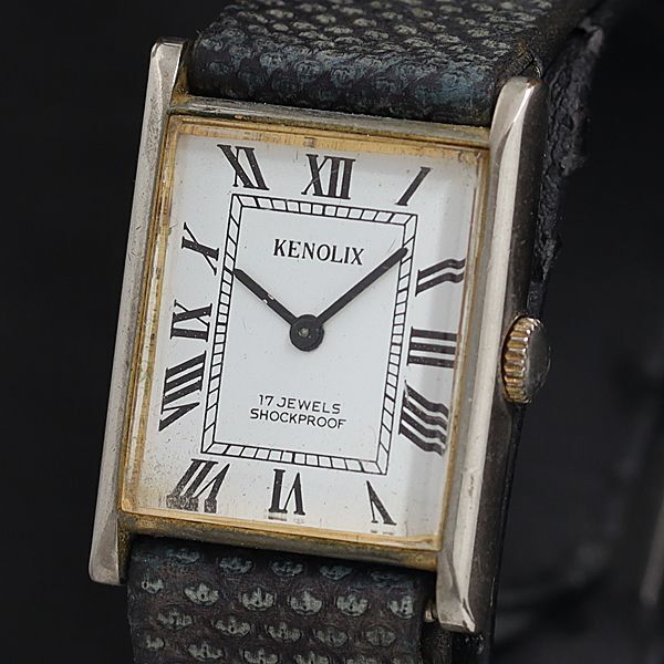 稼働 ケノリックス 手巻き 白文字盤 メンズ腕時計 OSW 2000000 NSK拍卖