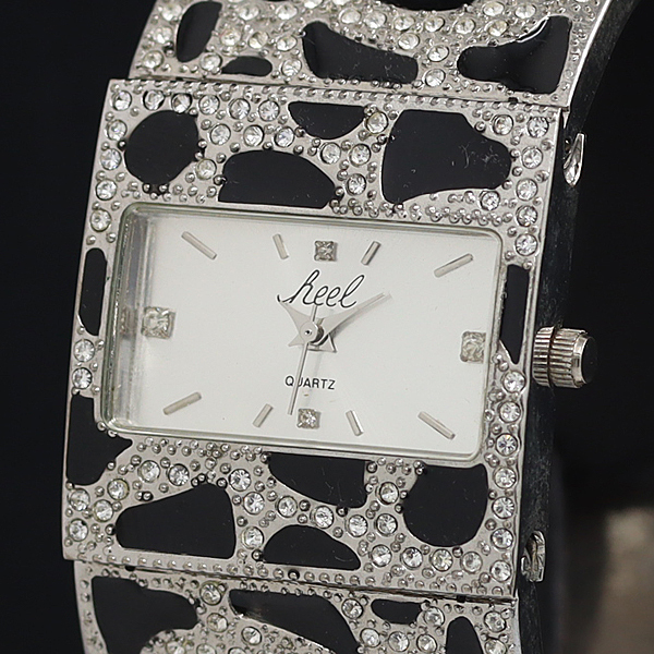 リール QZ B1907 バングルウォッチ シルバー文字盤 レディース腕時計 YUM 2000000 NSK拍卖