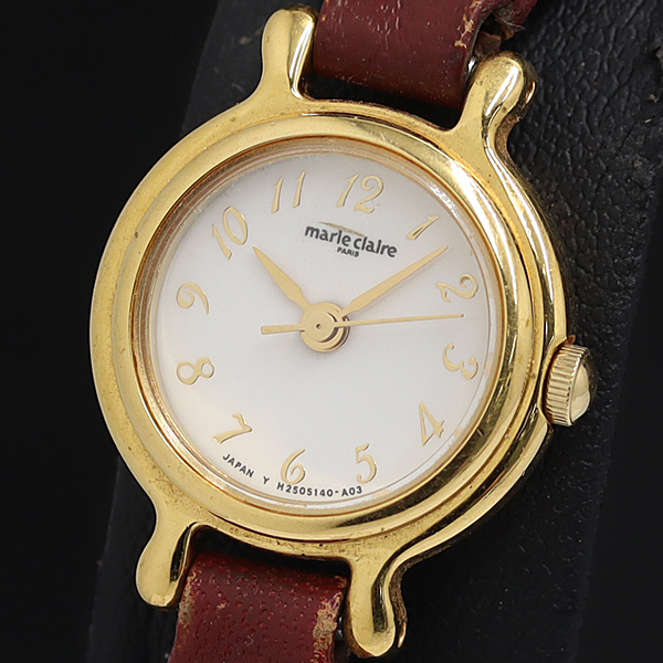 マリクレール H25514F-00CS QZ 白文字盤 レディース腕時計 KTR 2000000 NSK拍卖