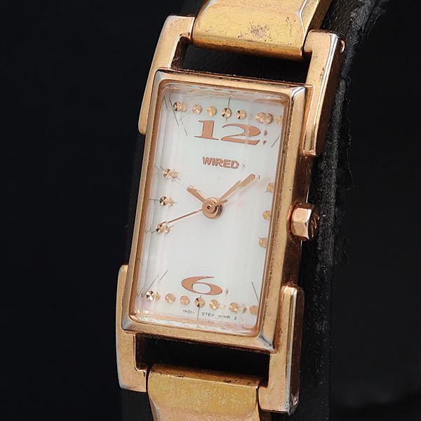 稼動 セイコー ワイアード QZ シェル文字盤 1N01-0JZ0 レディース腕時計 OGH 2000000 NSK拍卖