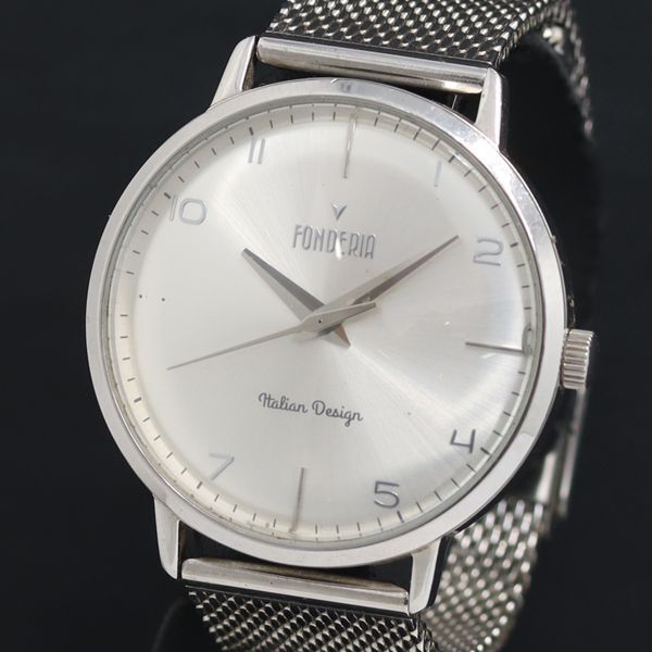 稼動 QZ 良品 FONDERIA 2A003US1 シルバー文字盤 レディース腕時計 KRK 2000000 NSK拍卖