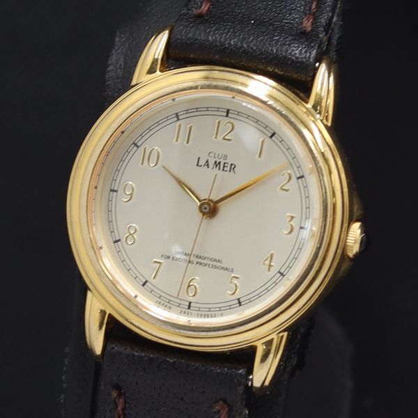 稼動 QZ 良品 クラブ LAMER 2931-296117 シルバー文字盤 レディース腕時計 KRK 2000000 NSK拍卖