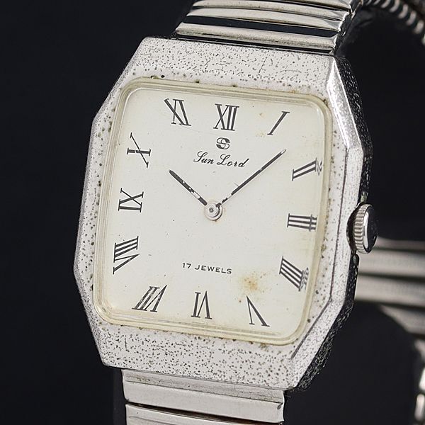 サンロード 手巻き シルバー文字盤 ヴィンテージ 6505A メンズ腕時計 OGH 2000000 NSK拍卖