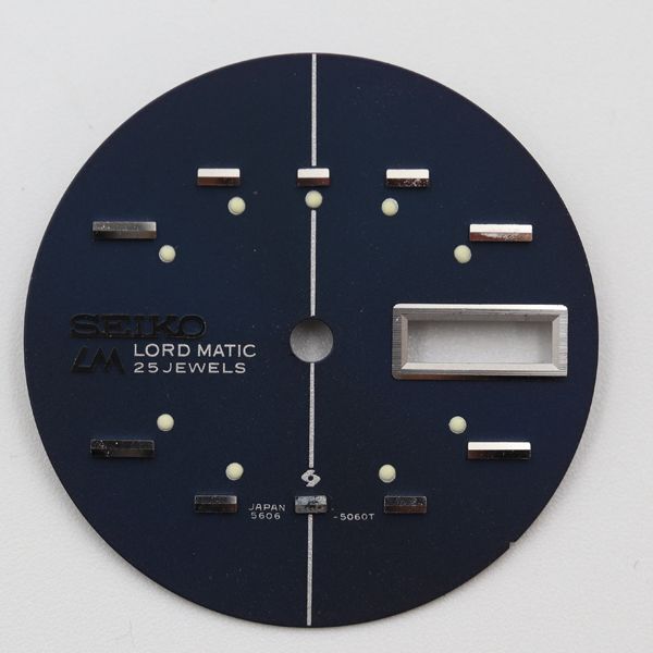 セイコー 文字盤のみ ロードマチック AT/自動巻き ブルー文字盤 5606-5060 レディース腕時計 KMR 2000000 NSK拍卖
