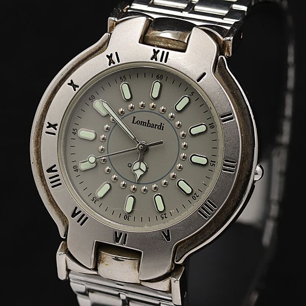 稼働 ロバルディー QZ グレー文字盤 219689 メンズ腕時計 KMR 2000000 NSK拍卖