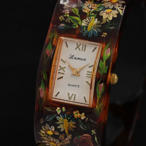 ジェイアクシス QZ ラムー バングルウォッチ ホワイト文字盤 レディース腕時計 KMR 2000000 NSK拍卖