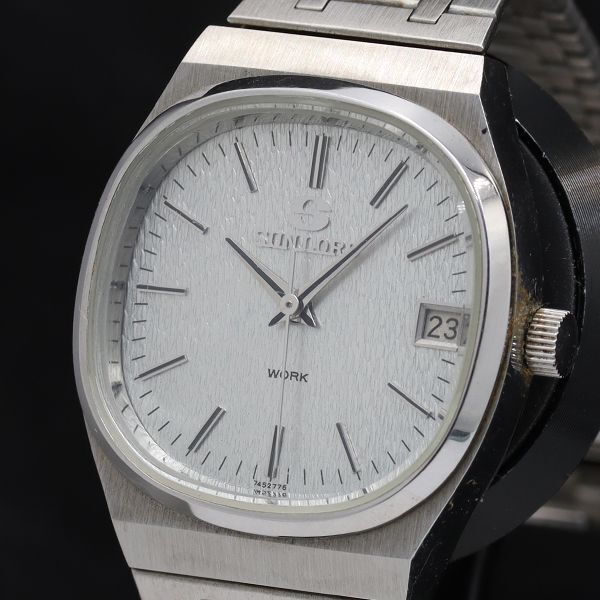 サンロード 74452776 776 デイト 手巻き シルバー文字盤 メンズ/レディース腕時計 TKD 2000000 NSK拍卖