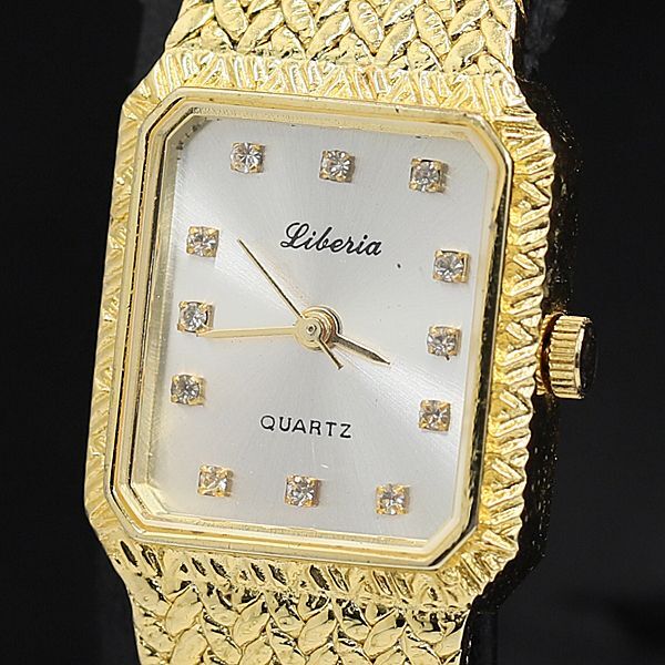 リベリア QZ シルバー文字盤 スクエア レディース腕時計 TCY2000000 NSK拍卖