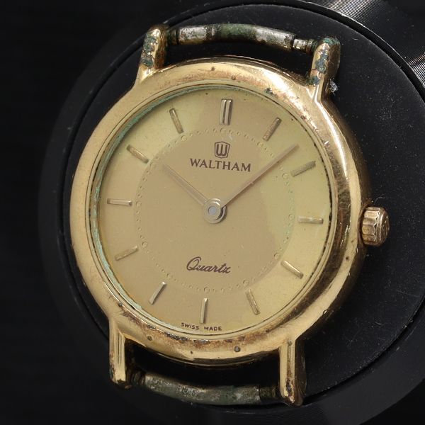 ウォルサム 32450.53 G9N0002 トップのみ QZ ゴールド文字盤 レディース腕時計用 TKD 2000000 NSK拍卖