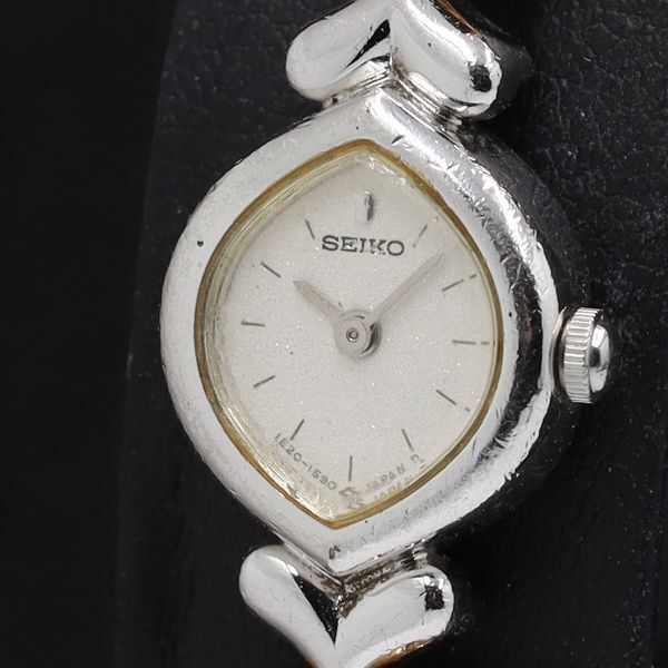 セイコー 1E20-5910 QZ ホワイト文字盤 レディース腕時計 TKD 2000000 NSK拍卖