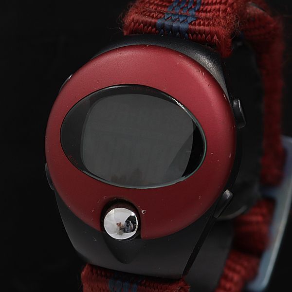 セイコー アルバスプーン QZ デジタル文字盤 ワインレッド W650-4060 レディース腕時計 KMR 2000000 NSK拍卖