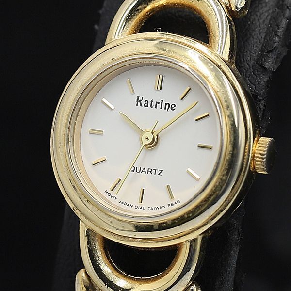 稼働 良品 Katrine QZ 白文字盤 ラウンド レディース腕時計 TCY2000000 NSK拍卖