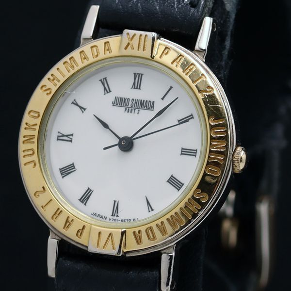 ジュンコシマダ V701-6C10 QZ ホワイト文字盤 レディース腕時計 TKD 2000000 NSK拍卖