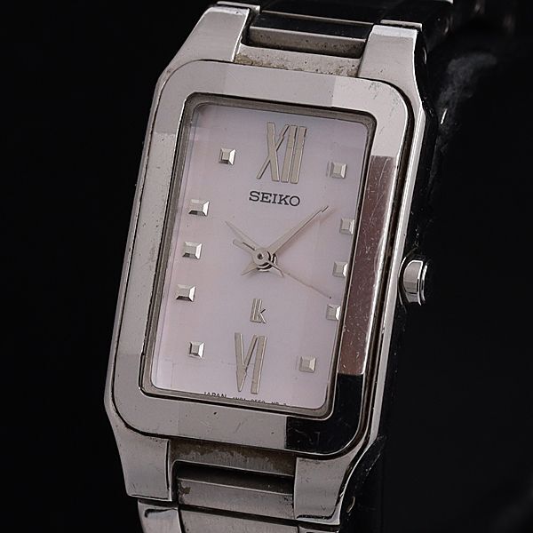 セイコー ルキア 1N01-0CD0 QZ シェル文字盤 スクエア レディース腕時計 OSW 2000000 NSK拍卖