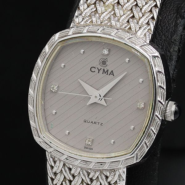 シーマ 616 QZ シルバー文字盤 4P スクエアタイプ レディース腕時計 DOI 2000000 NSK拍卖