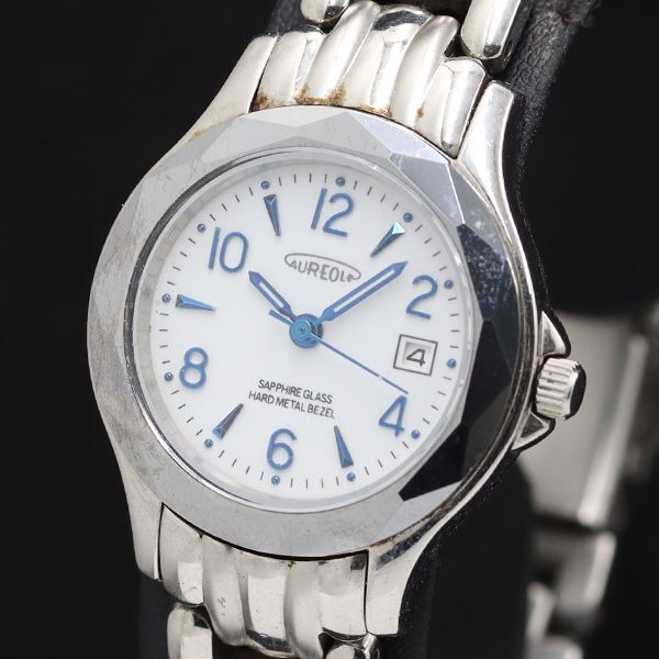 オレオール SW-431L QZ デイト ホワイト文字盤 レディース腕時計 TKD 2000000 NSK拍卖