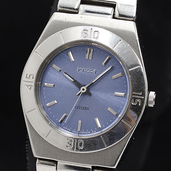 ウィッカ QZ パープル文字盤 SS 1032-L20085 レディース腕時計 KMR 2000000 NSK拍卖