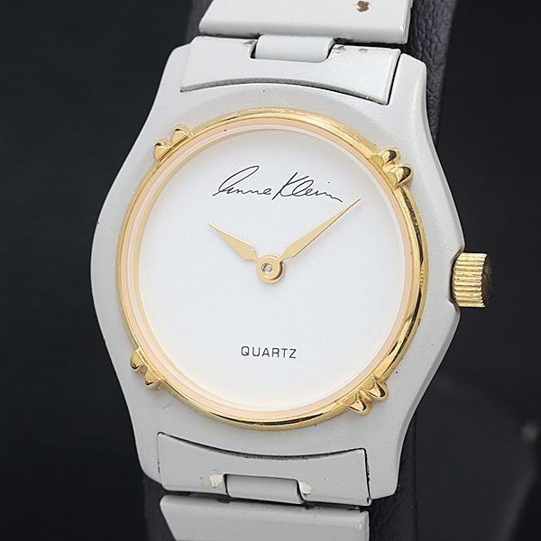 アナクライン QZ SS コンビ GP ホワイト文字盤 レディース腕時計 KMR 2000000 NSK拍卖