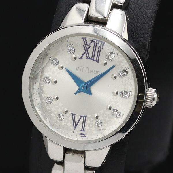 ヴィフルール VIF125L QZ 石付 シルバー文字盤 レディース腕時計 TKD 2000000 NSK拍卖