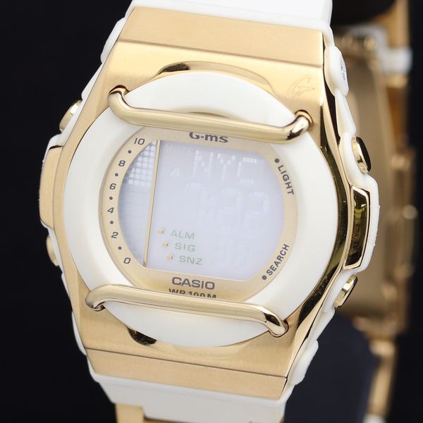 箱付 稼働 良品 カシオ ベビージー 3005 MSG-162CG QZ デジタル文字盤 レディース腕時計 TKD 2000000 NSK拍卖