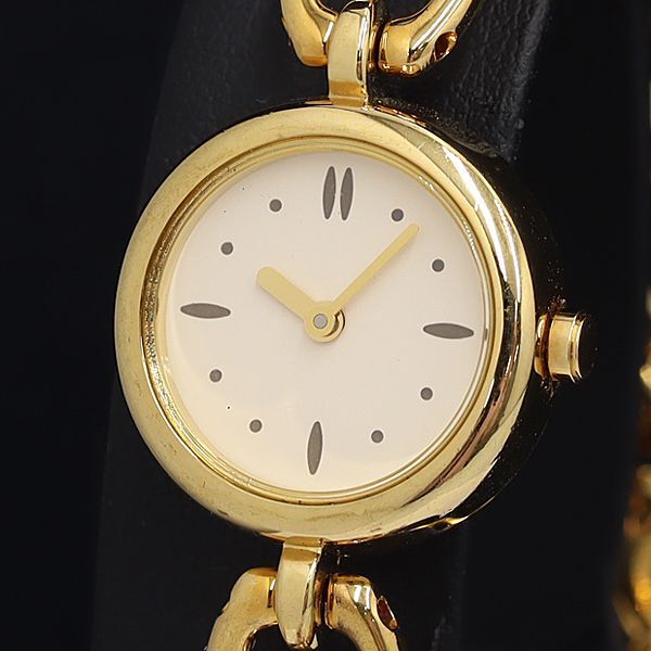 良品 ノエビア QZ アイボリー文字盤 ブレスウォッチ クローバー レディース腕時計 OGH 2000000 NSK拍卖