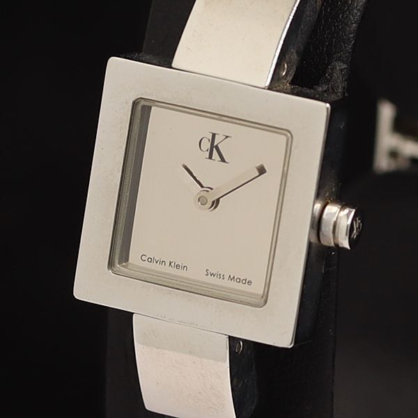 箱/保付 カルバンクライン K6251 QZ シルバー文字盤 レディース腕時計 KTR 2000000 NSK拍卖