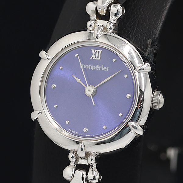 稼働 良品 モンペリエ QQZ 青文字盤 ブレスレットウォッチ レディース腕時計 OGI拍卖