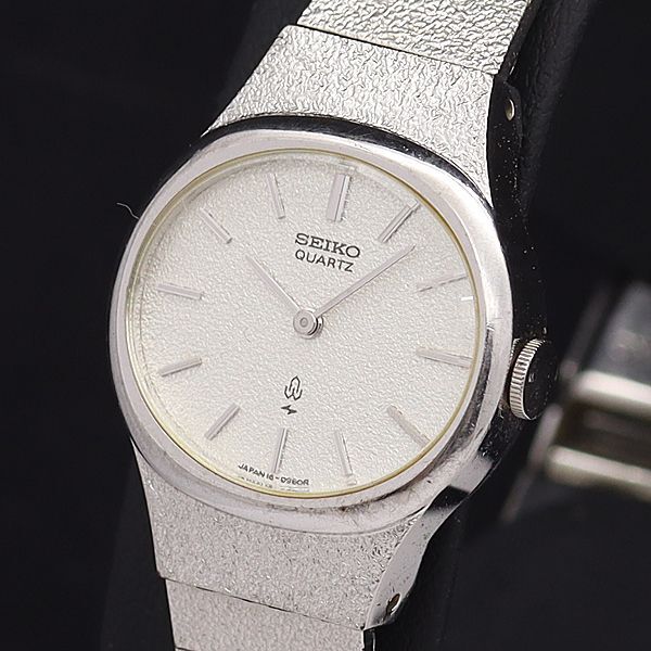 セイコー QZ 16-5350 シルバー文字盤 レディース腕時計 NKG拍卖