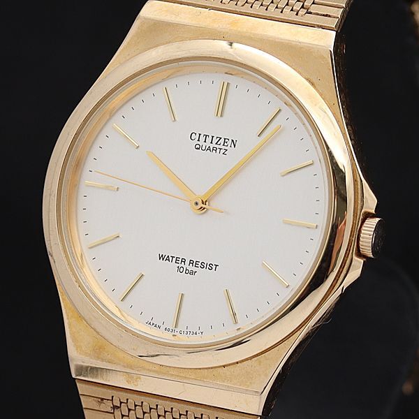 シチズン QZ T4-G02638 シルバー文字盤 ラウンド メンズ腕時計 IKE拍卖