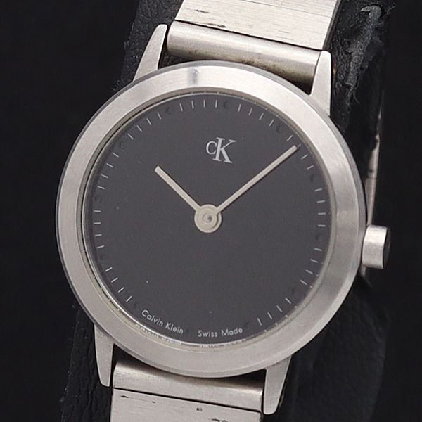 カルバンクライン QZ K3431 黒文字盤 ラウンド レディース腕時計 KNK拍卖