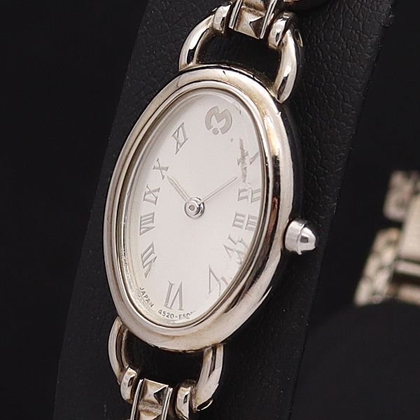 ミラショーン QZ 4520-E50838 白文字盤 オーバル レディース腕時計 NKG拍卖