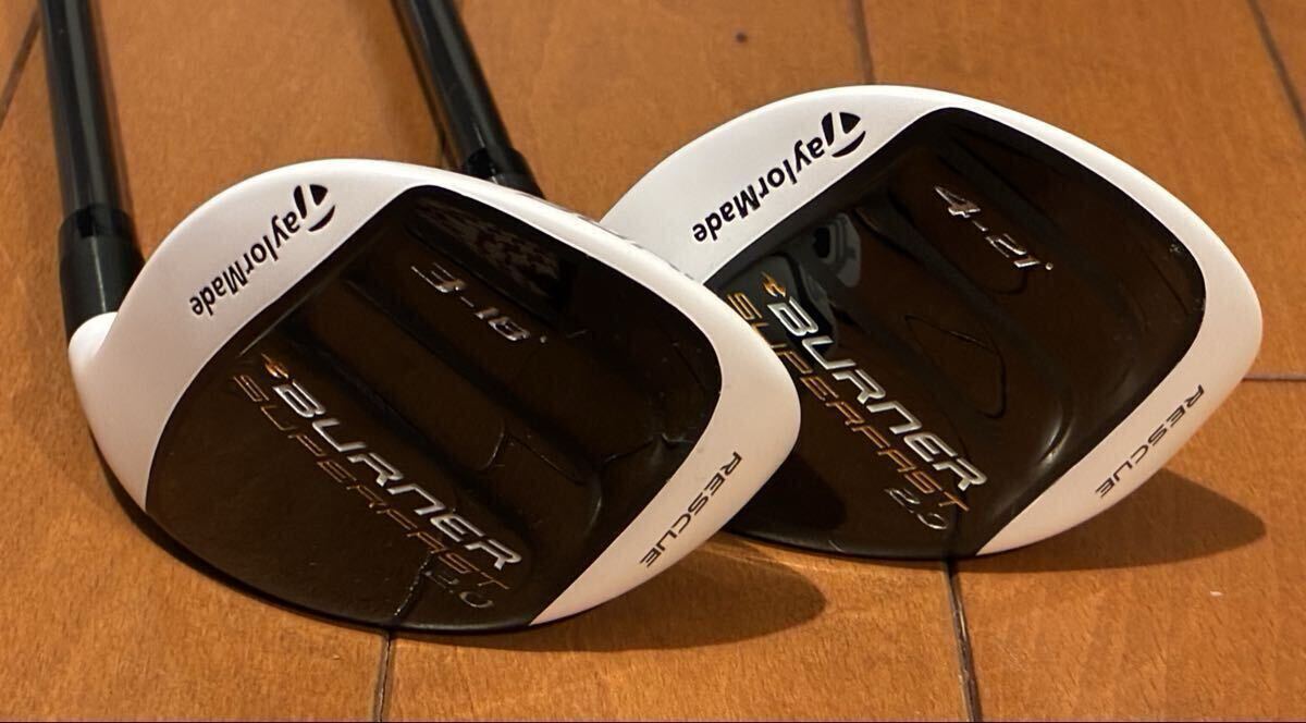 テーラーメイド TaylorMade BURNER SUPERFAST 2.0 RESCUE レスキュー 4U 3U FLEX S 美品拍卖