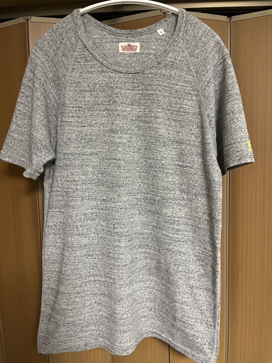 ハリラン・ストレッチフライス・サイズ4・ H刺繍・グレー・半袖・ハリウッドランチマーケット 拍卖