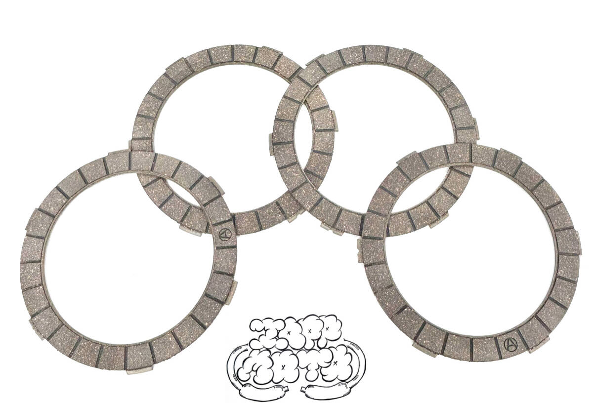 ◆◇新品 リプロ◇◆W1 W1S W1SA 650RS W3 クラッチフリクションプレート4枚セット KAWASAKI カワサキ拍卖