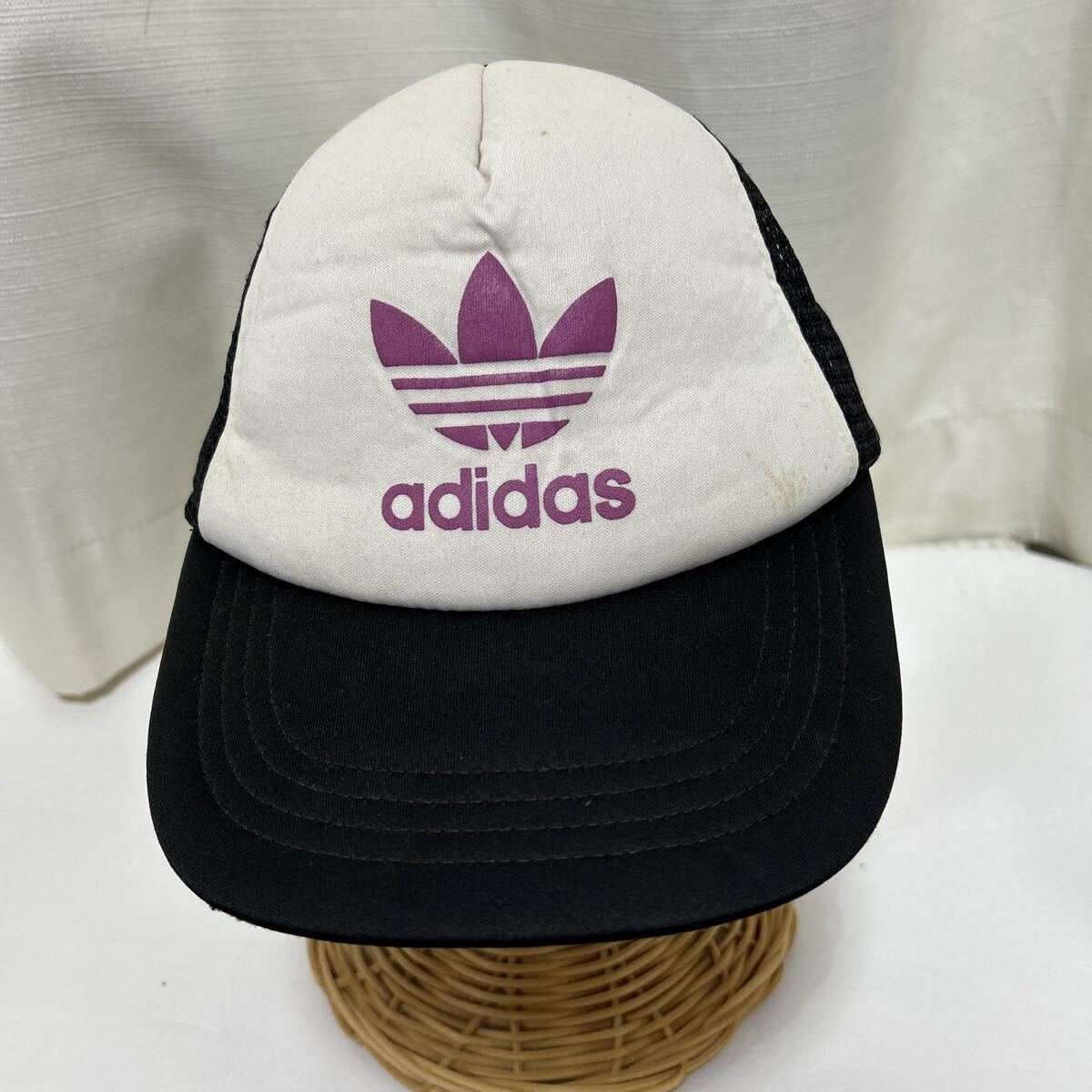 adidas アディダス Originals キャップ 90s 黒 帽子 CAP拍卖