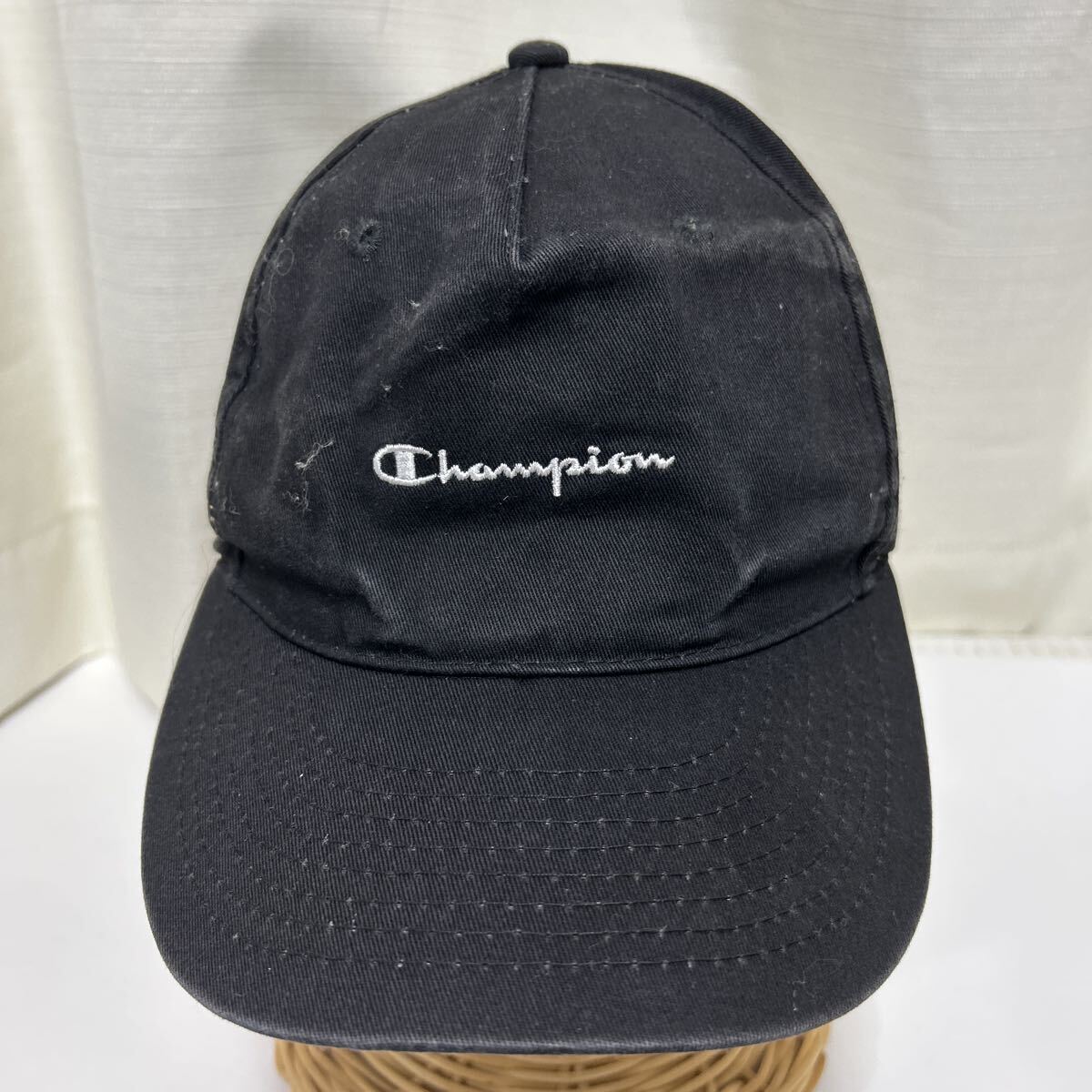 champion チャンピオン キャップ 帽子 ブラック 刺繍 CAP拍卖