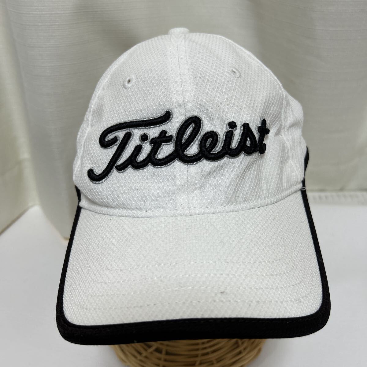 Titleist タイトリスト キャップ ホワイト 帽子 ゴルフウェア ゴルフキャップ ゴルフ golf 白 刺繍拍卖