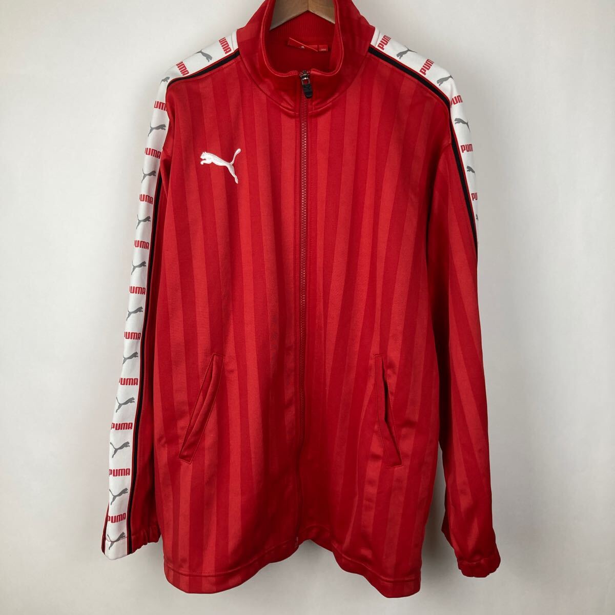PUMA プーマ ジャージ トラックジャケット ジャケット スポーツ 黒 レッド メンズ レディース 大きいサイズ スポーツウェア 拍卖