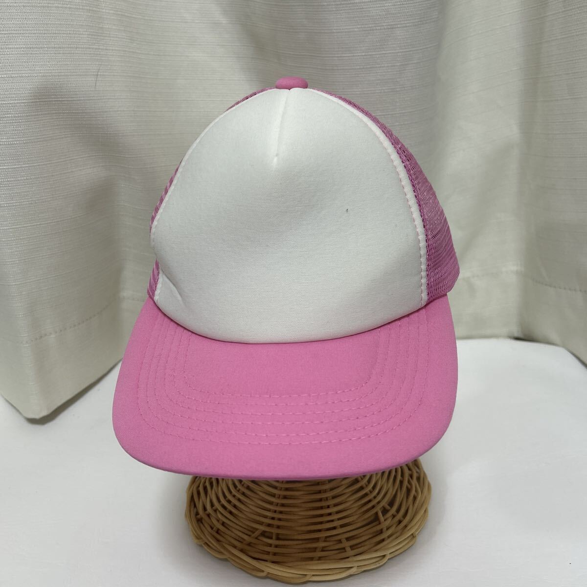 キャップ 帽子 メッシュキャップ ピンク拍卖