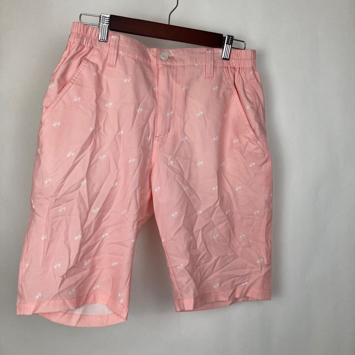 IGNIO イグニオ ハーフパンツ ショートパンツ 短パン ゴルフ コットン メンズ ゴルフウェア Lサイズ 大きいサイズ ウエストゴム拍卖