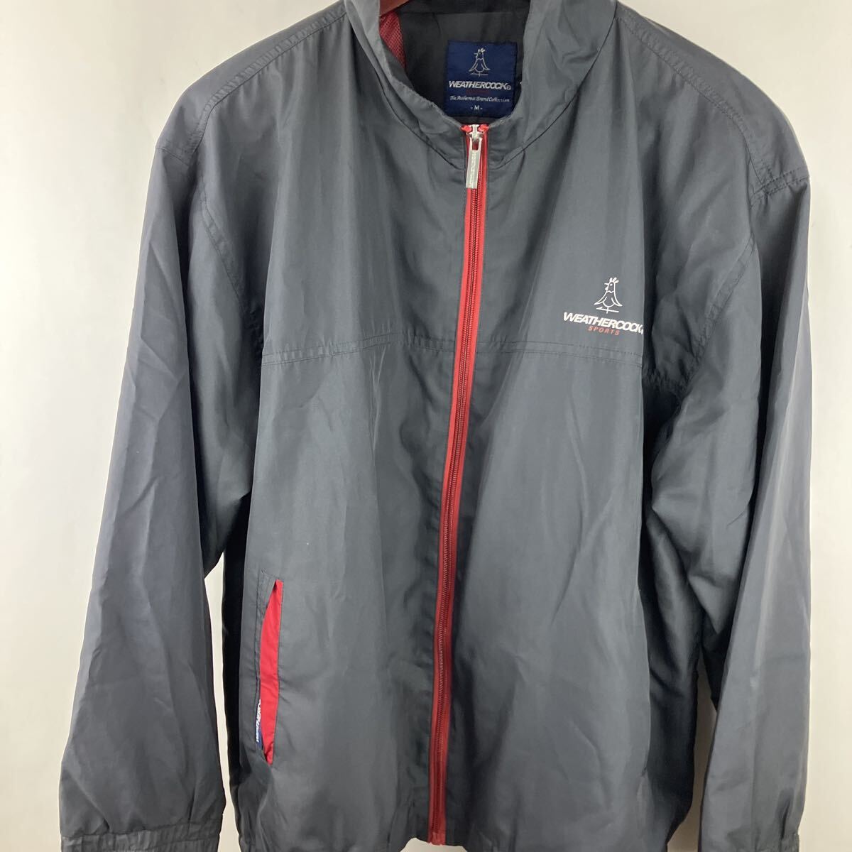 ウェザーコックスポーツ whethercock sports ジャケット ブラック Mサイズ メンズ 男性用 長袖 黒 上着 ウィンドブレーカー ゴルフ golf拍卖
