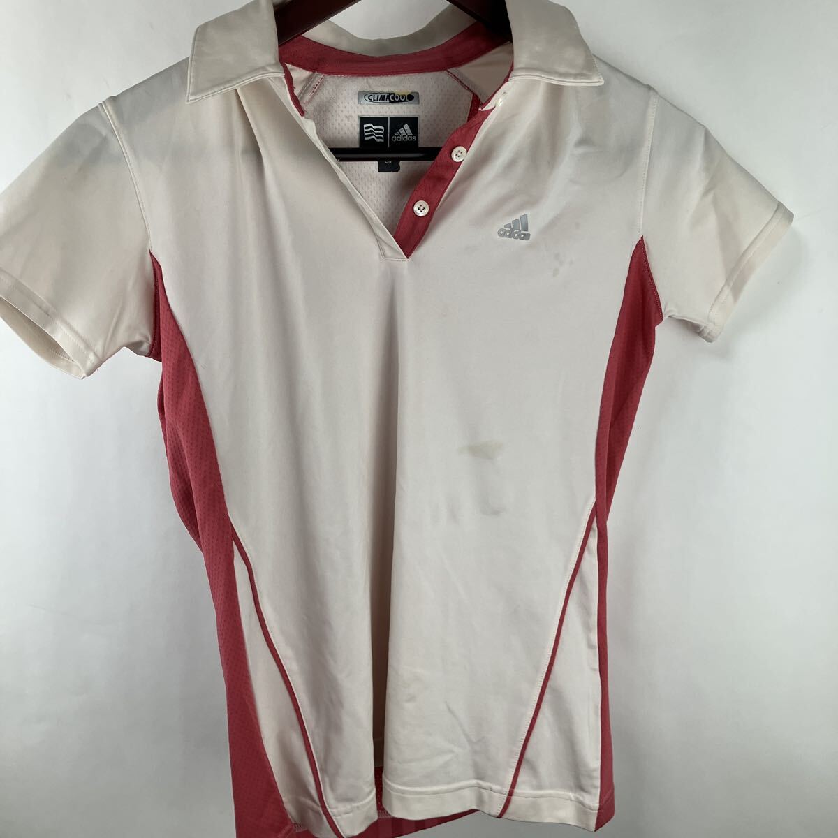 adidas golf アディダス ゴルフ 半袖Tシャツ 半袖 Sサイズ レディース 女性用 ホワイト 白 スポーツ 通気性 速乾生地 テーラーメイド拍卖