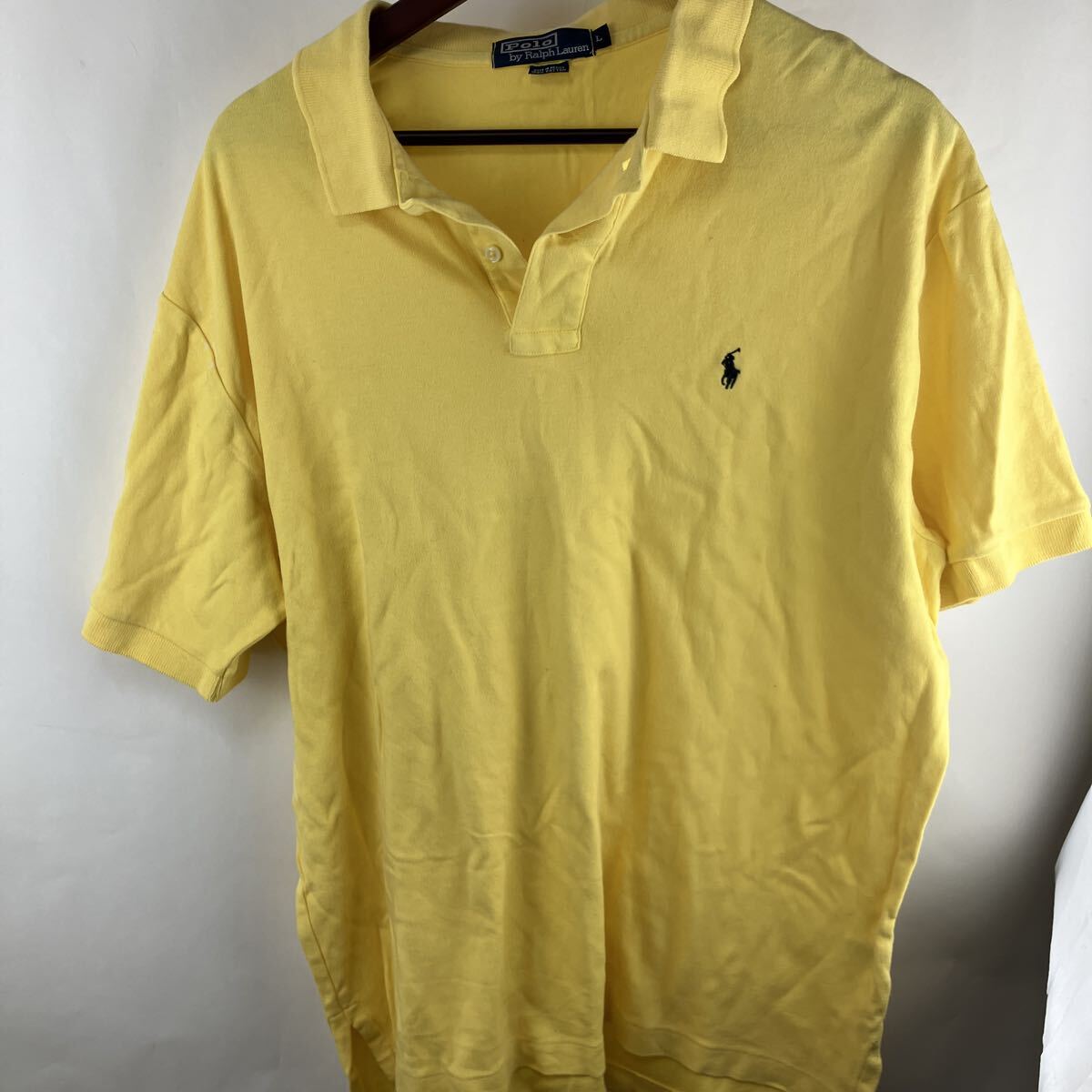 ポロバイラルフローレン ラルフローレン トップス 半袖シャツ POLO ポロシャツ 半袖ポロシャツ Lサイズ 黄色 拍卖