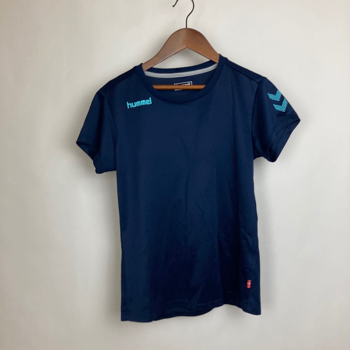 hummel ヒュンメル Tシャツ 半袖Tシャツ ネイビー 半袖 トレーニング スポーツウェア サッカー 拍卖