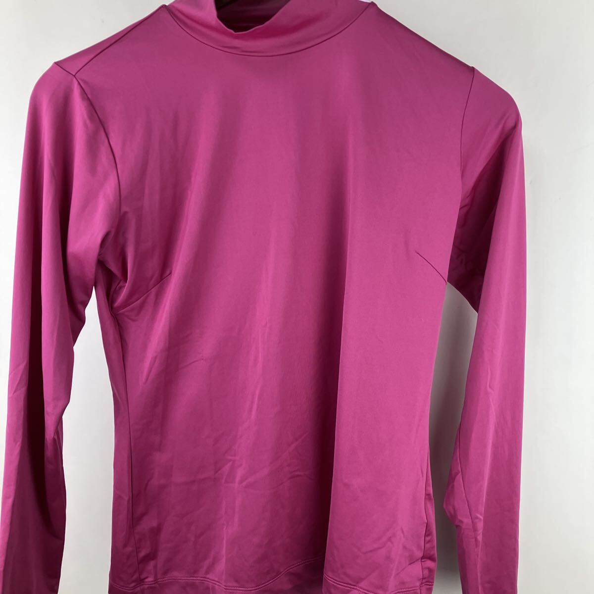 adidas アディダス 長袖 トップス Mサイズ シャツ スポーツ インナー Tシャツ ピンク レディース 女性用拍卖