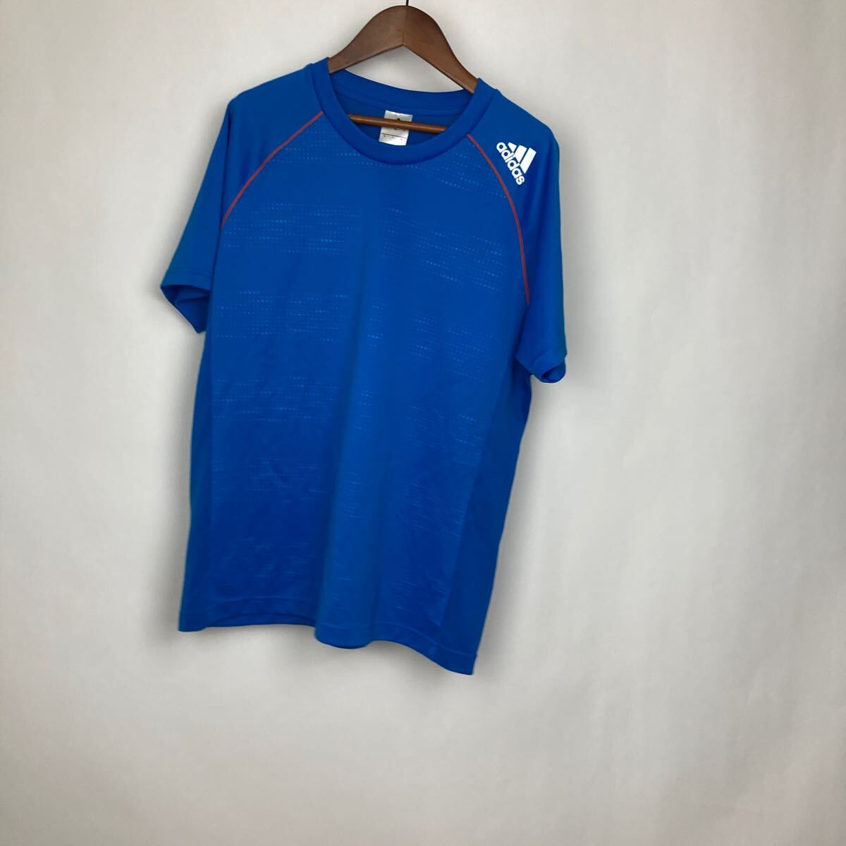 adidas アディダス Tシャツ 半袖 半袖Tシャツ ドライTシャツ 速乾 Lサイズ メンズ サッカー トレーニングウェア メッシュ素材拍卖