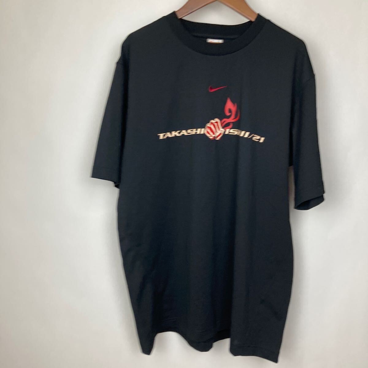 NIKE ナイキ Tシャツ ブラック ストリート 黒 半袖Tシャツ スポーツウェア サッカーウェア コラボTシャツ メンズ 男性向け拍卖