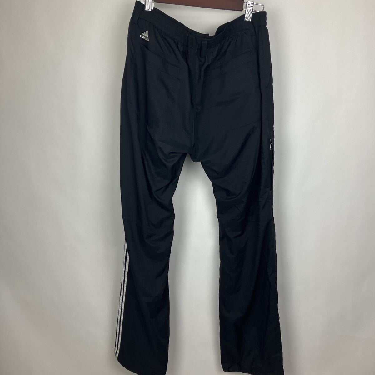 adidas アディダス ブラック パンツ ロングパンツ スポーツウェア ジャージ メンズ 男性向け 登山 Mサイズ拍卖